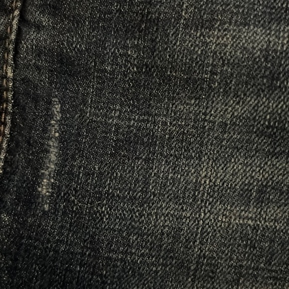 {Calvin Klein Jeans} Lean Bootcut A-Line Button Back Pockets Sz 10 Denim Jeans - Picture 6 of 7